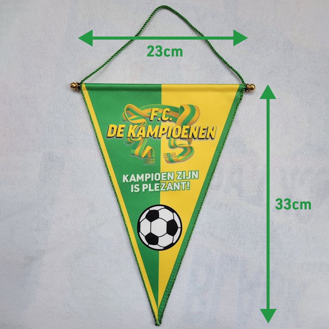 Officiële FC De Kampioenen wimpel